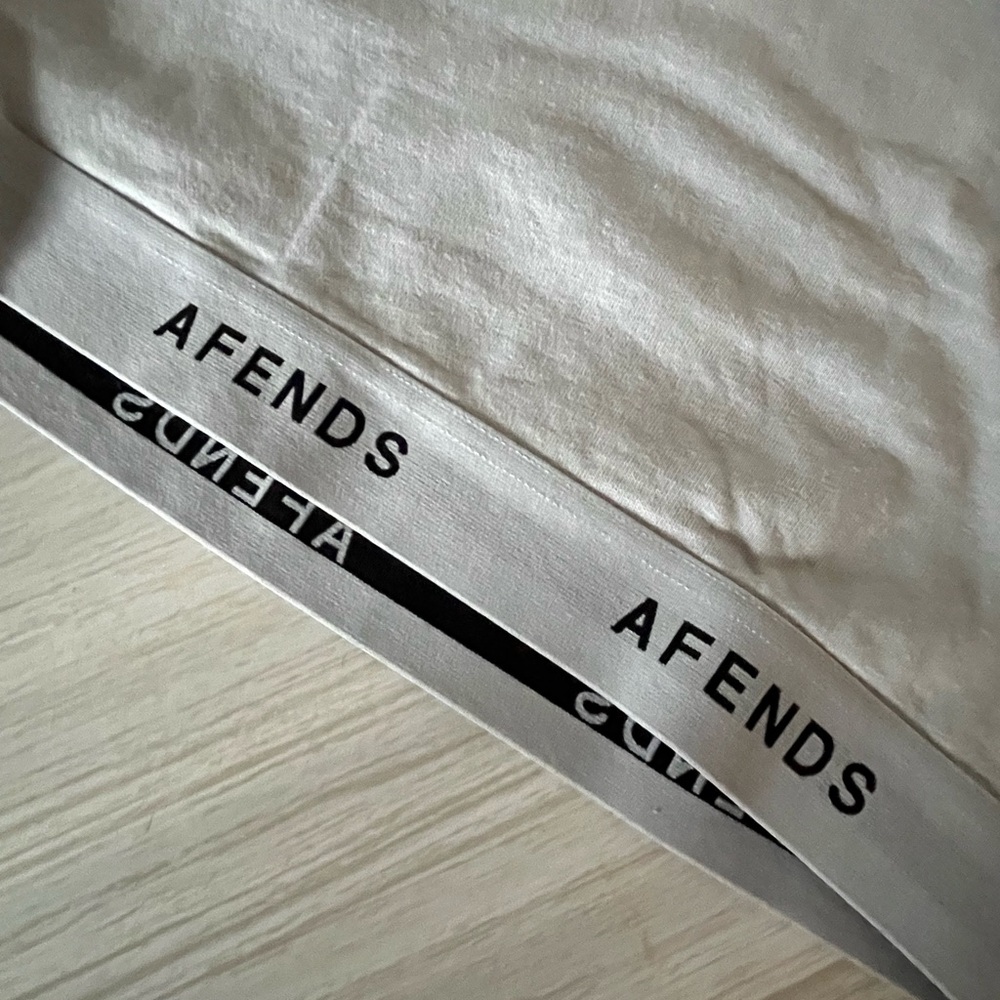 Afends Solid Grey Cropped Sweatshirt - image 4